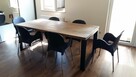 Stół dębowy 250 x 100 cm blat 4 cm Loft industrial - 3
