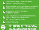 BIO Reklamówki torby ekologiczne naturalne 28x48cm 50szt - 2