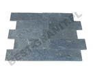 Kamień elewacyjny kwarcyt SILVER GREY 30x10x0,8-1,2 cm - 1