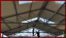 Wiata. Konstrukcja stalowa. Wiązary kratowe 11x16x3m. - 4