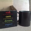 Oryginalny czarny kubek unikat 420ml quotablemugs - 2