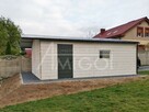 Garaż drewniany 5x7m z dachem dwuspadowym garaż z desek - 3