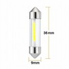Żarówka samochodowa LED C5W C10W COB (rurka) BIAŁA - 2