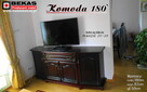 Stylowa Komoda 180`Bekas Dąb Rustical Orzech Producent Mebli - 3