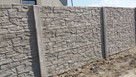 Płot z płyt betonowych / ogrodzenie betonowe / tanio - 4