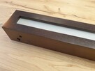 Kinkiet Caspe 90 z dolnym szkłem, 3 x 23W E27, Wenge - 4