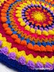 Szydełkowa mandala:) pomarańcza - 2