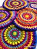 Szydełkowa mandala:) pomarańcza - 4