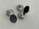 Stopki do fotela krzesła fi 11mm kpl. Stopka Chrom - 2