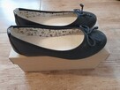 Balerinki dziewczęce czarne rozmiar 32 - 5