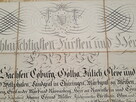 Rękopis Książę Saksonii Coburg - 1846 rok - Certyfikat - 5