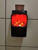 Nowe Mini grzejniki imitacja kominka Pilot Lcd 500W - 2