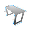 Stół biurko LOFTOWE metalowe nogi KOLORY blatów - 7