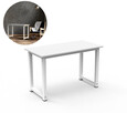 Stół biurko LOFTOWE metalowe nogi KOLORY blatów - 9