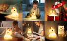 Świetlaczek lampka silikonowa sowa/ jednorożec - 12