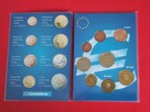 Holandia, klaser z monetami od 2 euro do 1 centa - 8szt. - 5
