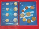 Austria, klaser z monetami od 2 euro do 1 centa - 8szt - 3