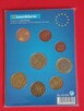 Holandia, klaser z monetami od 2 euro do 1 centa - 8szt. - 6
