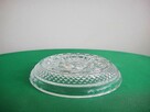 Salaterka kryształowa płaska zdobiona 15 cm - 3