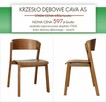 Krzesła drewniane gięte do restauracji pizzerii w Kaliszu - 8
