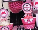 MINNIE MOUSE MYSZKA MINI szablony słodki stół candybar - 8