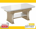 Ława Stół Ławostół L03 MDF Biały Akrylowy Połysk podnoszony - 2