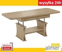 Ławostół Ława Stół L07 rozkładany DĄB WOTAN 120(+2x40)x70 - 3