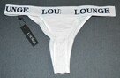 Lounge - Bamboo Triangle Thong - All White – S - 2