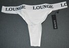 Lounge - Bamboo Triangle Thong - All White – S - 1
