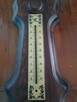Polski drewniany barometr zabytkowy z termometrem RM - 2