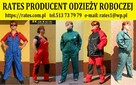 Fartuchy laboratoryjne 22,14 zł.RATES Producent Odzieży - 10