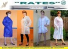 Fartuchy laboratoryjne cena 20 zł. netto RATES Producent - 16