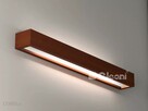 Kinkiet Caspe 90 z dolnym szkłem, 3 x 23W E27, Wenge - 2
