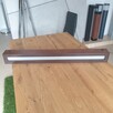 Kinkiet Caspe 90 z dolnym szkłem, 3 x 23W E27, Wenge - 1