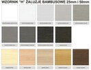 Żaluzja 25mm DREWNIANA / LAMINAT / BAMBUSOWA NA WYMIAR - 11