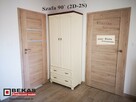 Prześliczna Komoda 180 ` (2S-4D) Ecru Wanilia Dąb Bekas - 9
