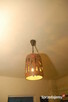 Lampa sufitowa - zabytkowa wykonana z wypalanej kamionki - 3