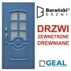 EKSKLUZYWNE DRZWI WEJŚCIOWE DREWNIANE BARAŃSKI - PROMOCJA w - 1