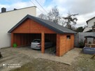 Drewniana wiata garażowa - na zamówienie - 2