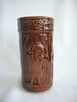 Kufel ceramiczny masywny zdobiony z lat 70-tych - 3