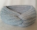 Zestaw Bluza i Opaska | Szaro-niebieski | HANDMADE - 8