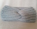 Zestaw Bluza i Opaska | Szaro-niebieski | HANDMADE - 9