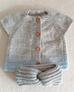 Zestaw Bluza i Opaska | Szaro-niebieski | HANDMADE - 7