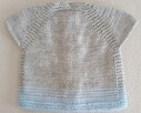 Zestaw Bluza i Opaska | Szaro-niebieski | HANDMADE - 6
