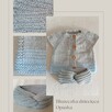 Zestaw Bluza i Opaska | Szaro-niebieski | HANDMADE - 1
