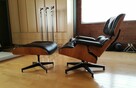 Fotel Herman Miller Eames i podnóżek Rosewood - 2