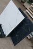 Płytki łazienkowe 80x80 biały i czarny marmur Marmo La Mania - 4