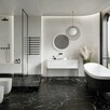 Marmo black czarny marmur płytki łaziekowe Cerrad La Mania - 4