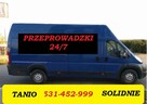 Przeprowadzki transport solidnie tanio 24/7