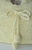 Torebka słomiana plażowa eko ecru pompony - 2